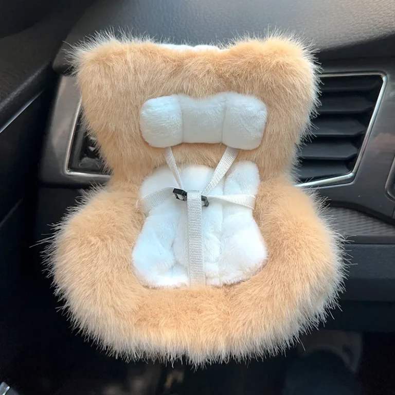Labubu Car Seat Fluffy Caramel Labubu Car Seat Fluffy Caramel